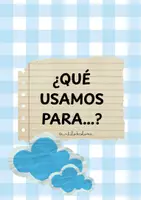 Vista previa - Tarjetas / Manipulativos - ¿QUÉ USAMOS PARA? - Portada