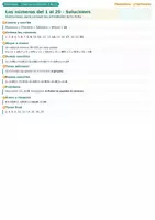 Vista previa - Hojas de trabajo - Números del 1 al 20 – Ficha con soluciones – Matemáticas - página 3