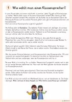 Vorschau - Arbeitsblätter - Klassensprecher Lesetexte - Seite 2