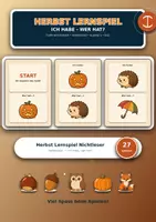 Vorschau - Spiele - Herbst Lernspiel Nichtleser, Ich habe - wer hat? Vorschule, Klasse 1, Förderschule, DaZ - Deckblatt