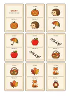 Vorschau - Spiele - Herbst Lernspiel Nichtleser, Ich habe - wer hat? Vorschule, Klasse 1, Förderschule, DaZ - Seite 2