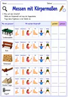Vorschau - Arbeitsblätter - Mathematik Einheit zur Einführung von Längen - Seite 2