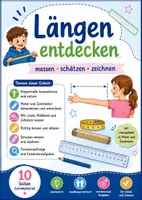 Vorschau - Arbeitsblätter - Mathematik Einheit zur Einführung von Längen - Deckblatt