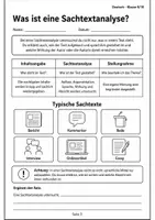 Vorschau - Arbeitsblätter - Sachtextanalyse leicht erklärt Klasse 9 10 - Seite 3