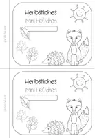 Vorschau - Arbeitsblätter - Herbst Mini-Heft Klasse 1 | Deutsch Mathe Übungen - Seite 3