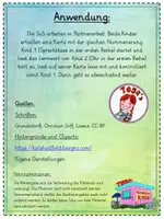 Vorschau - Bildkarten - Partnerlesen 2. Klasse (Grundwortschatz Zebra) - Seite 1