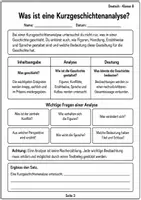 Vorschau - Arbeitsblätter - Kurzgeschichten analysieren Klasse 8 - Seite 3