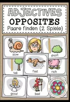 Vorschau - Stationenlernen - Englisch Lernspiele, Wortschatzspiele, Vokabeln Englisch, Englisch Wortschatz, Vocabulary Games, Zuordnungsspiele, Vokabelspiele, Freiarbeit, Stationenlernen, Matching Pairs | Materialpaket - Seite 1