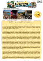Vorschau - Unterrichtsreihen - El turismo de masas (Grundlagenmaterial) - Deckblatt