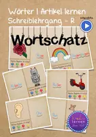Vorschau - Spiele - Click & Go: R-Wörter - Lesen und Artikel üben | interaktive pdf - Deckblatt