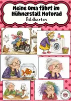 Vorschau - Bildkarten - Meine Oma fährt im Hühnerstall Motorrad - Bildkarten für die Liederarbeitung - Deckblatt