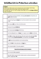 Vorschau - Arbeitsblätter - AB - Zeitformen eines Berichts - Seite 1