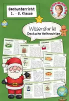Vorschau - Arbeitsblätter - Weihnachten: Wissenskartei zu Bräuchen & Traditionen (1.–3. Klasse, Sachunterricht & Deutsch) - Deckblatt