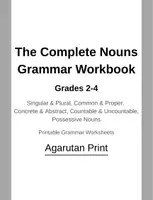 Vorschau - Arbeitsblätter - Nouns Workbook: Nomen & Noun Types (Klassen 2–4 / ESL) – Arbeitsblätter & Interaktives Web-Quiz - Seite 1