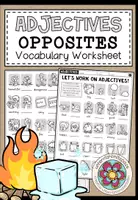Vorschau - Arbeitsblätter - ADJECTIVES (Opposites) - Let's work on adjectives! (2-fach differenziertes Worksheet) - Deckblatt