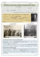 Vorschau - Arbeitsblätter - Weimarer Verfassung AB2 Spartakusaufstand Arbeitsblatt - Seite 1