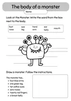 Vorschau - Arbeitsblätter - English Worksheet - Body - differenziert - inkl. Lösungen - Seite 3