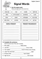 Vorschau - Arbeitsblätter - Simple Present & Present Progressive Klasse 6 - Seite 3