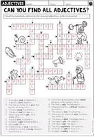 Vorschau - Arbeitsblätter - ADJECTIVES (Opposites) - Crossword (2-fach differenziert) - Seite 3