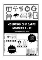 Vista previa - Manualidades / Dibujos para colorear - Counting_Clip_Cards_1-12_Household - página 1