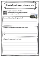 anteprima - Esercizi - Castello di Neuschwanstein – Scheda: testo con spazi vuoti, comprensione all'ascolto e crucipuzzle - Pagina 3