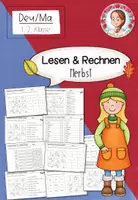 Vorschau - Arbeitsblätter - Lesen und Rechnen Herbst | Arbeitsblätter Klasse 1-2 - Deckblatt