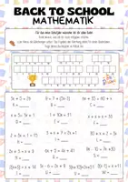 Vorschau - Arbeitsblätter - Back-to-School - Gleichungen lösen - Arbeitsblatt mit Motivation - Seite 2