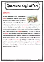 anteprima - Esercizi - Quartiere degli affari – Scheda: testo con spazi vuoti, comprensione all'ascolto e crucipuzzle - Pagina 2