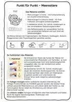 Vorschau - Arbeitsblätter - Punkt für Punkt: Meerestiere – Feinmotorik mit Dot Markern, Fingerstempeln, Knete, Muggelsteinen & mehr - Seite 1