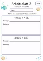 Vorschau - Arbeitsblätter - Rechenstrategien | Mathematik Klasse 4 | 10 Arbeitsblätter als PDF - Seite 2