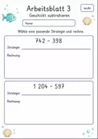 Vorschau - Arbeitsblätter - Rechenstrategien | Mathematik Klasse 4 | 10 Arbeitsblätter als PDF - Seite 3