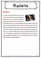 anteprima - Esercizi - Raclette – Scheda: testo con spazi vuoti, comprensione all'ascolto e crucipuzzle - Pagina 2