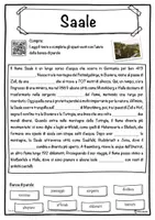 anteprima - Esercizi - Saale – Scheda: testo con spazi vuoti, comprensione all'ascolto e crucipuzzle - Pagina 1