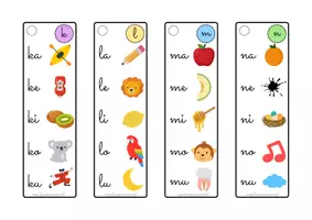 Vista previa - Tarjetas / Manipulativos - silabario de abecedario en minúsculas - página 2