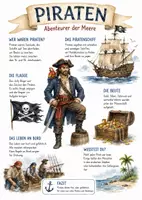 Vorschau - Arbeitsblätter - Lernplakat + Arbeitsblatt "Piraten" + Onlineübung & MP3 + Infografik - Deckblatt