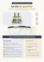 Vorschau - Stundenentwürfe - La vie de quartier – Französisch Klasse 9/10 - Deckblatt