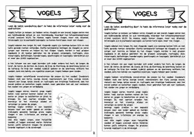 Voorbeeld - Onderzoeksboekje - Vogels - Biologie - Pagina 3