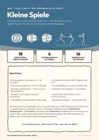 Vorschau - Unterrichtsreihen - Kleine Spiele — Sport in Klasse 5 und 6, Heft 2 - Seite 1