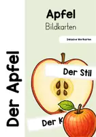 Vorschau - Poster - DER APFEL - Teile des Apfels - Deckblatt
