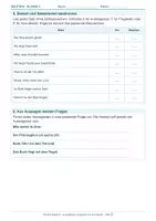 Vorschau - Arbeitsblätter - Arbeitsblatt Deutsch Klasse 2 – Aussage-, Frage- und Ausrufesatz - Seite 1
