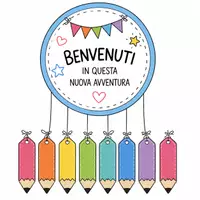 anteprima - Altro tipo di materiale - GHIRLANDA “BENVENUTI IN QUESTA NUOVA AVVENTURA" - Pagina di copertina