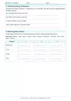 Vorschau - Arbeitsblätter - Arbeitsblatt Deutsch Klasse 2 – Nomen erkennen und großschreiben - Seite 1