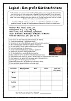 Vorschau - Arbeitsblätter - Logicals zu Halloween # Leserätsel # Logikrätsel - Seite 2