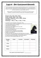 Vorschau - Arbeitsblätter - Logicals zu Halloween # Leserätsel # Logikrätsel - Seite 3
