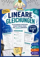 Vorschau - Arbeitsblätter - Lineare Gleichungen – Klasse 7 Arbeitsheft - Deckblatt
