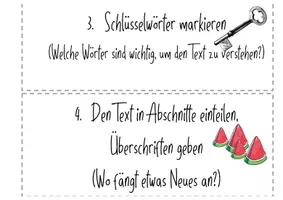 Vorschau - Arbeitsblätter - Textknacker (Vorlage für Tafel/- Wandkarten und Lesefächer) für Sachtexte in der Sekundarstufe! - Seite 2