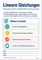 Vorschau - Arbeitsblätter - Lineare Gleichungen – Klasse 7 Arbeitsheft - Seite 1