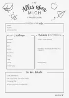 Vorschau - Arbeitsblätter - Alles über mich - Lerngruppe kennenlernen - Deckblatt