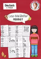 Vorschau - Arbeitsblätter - Lesemalblätter Herbst | Deutsch Klasse 2 - Deckblatt