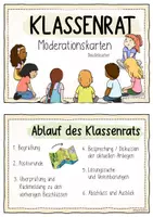 Vorschau - Arbeitsblätter - Ablauf Klassenrat - Poster und Moderationskarten Klasse 2-6 Klassenlehrer - Seite 3